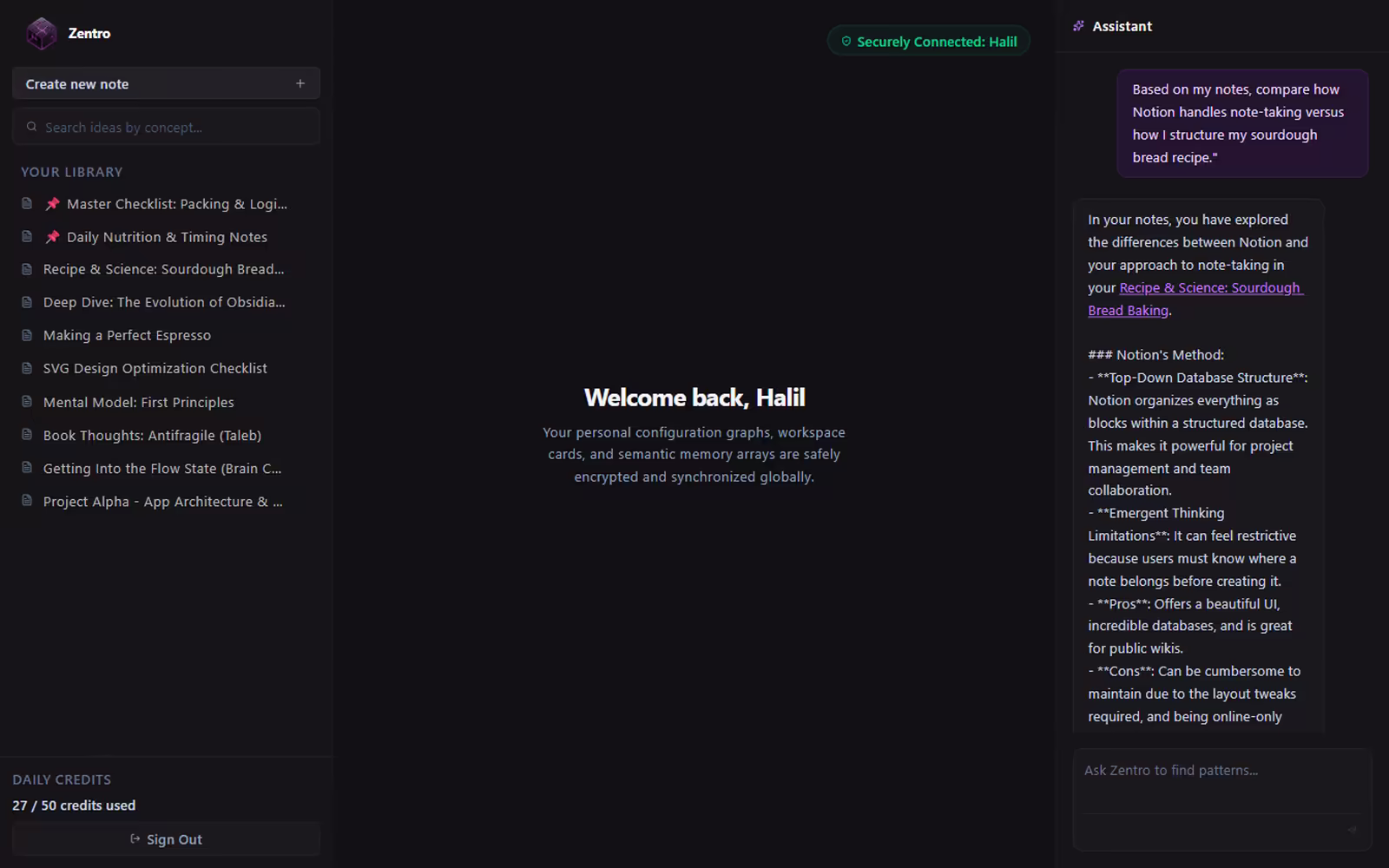 Zentro screenshot